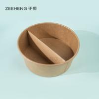 Bol de soupe écologique à papier d'emballage 26oz 780ml avec le plat d'insertion