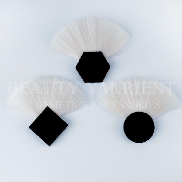 Durable White  PBT Hair Compact Blusher Brush Cheek  Makeup Brush