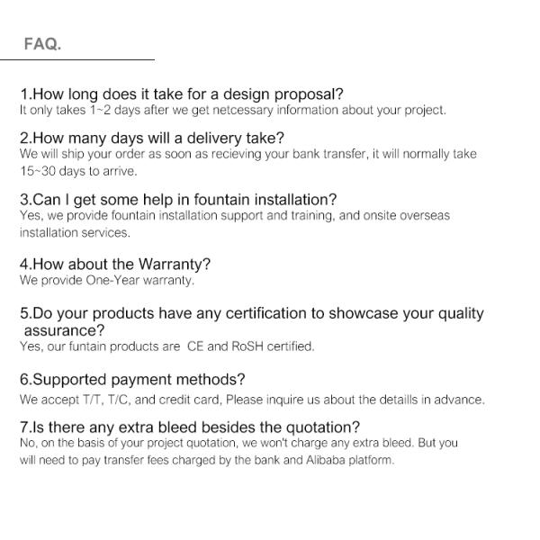 Big Led Water Fountain Outdoor Magic Water Fountain Thailand PC Control System