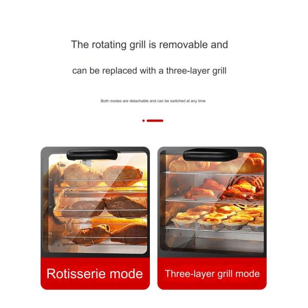 Bread Bakery Machine Fully Automatic Electric Heating Sweet Potato Roasting Oven 220V