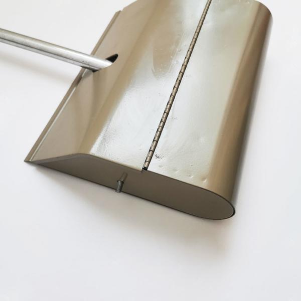 Heavy Duty Metal 30x8x95cm Long Handle Dustpan Brush Set Self Closed Lobby Household