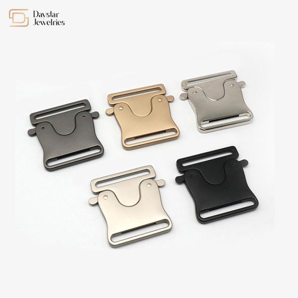 Luggage Straps Metal Quick Release Buckle , Pet Collar Military Belt Buckle
