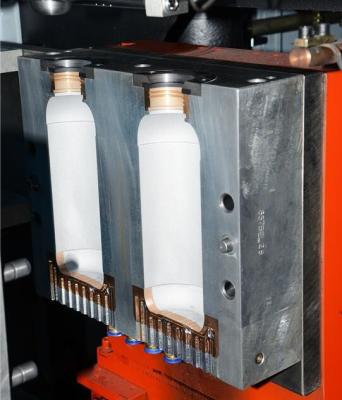 a estação cosmética plástica de alta velocidade do dobro da máquina de molde MP55D-5 do sopro da garrafa 10ml-1L com 5 morre cabeça