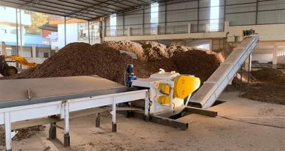 30t/H Eletric Drum Wood Crushing Machine 30mmWood Chip Making Machine