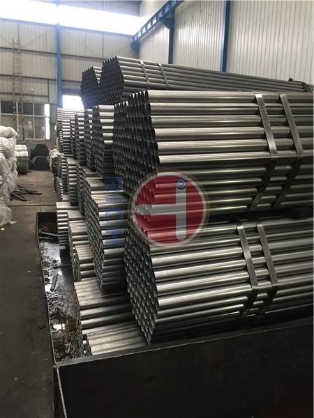 EN 10305-3 DC01 63.5x2.9 Cold Rolled Precision Welded Steel Pipes  Zinc Coating For Convery Roller