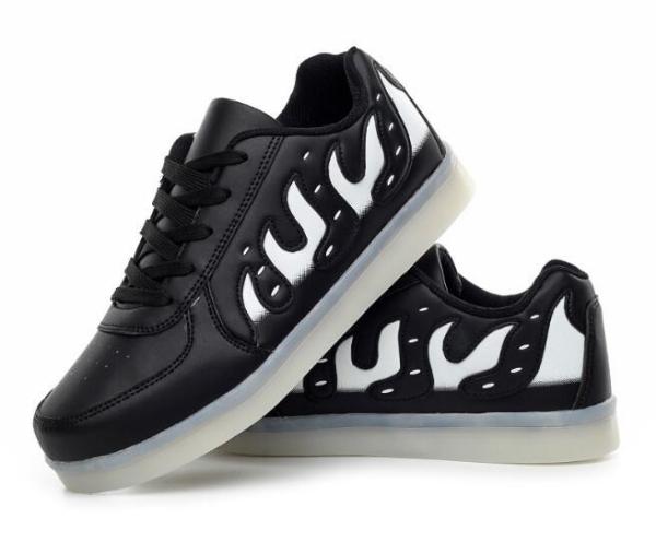 Fashional Students Light Up Dance Shoes , Custom kids Led Light Up Shoes