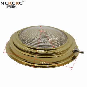 4W Golden LED Yacht Navigation Light Waterproof 12V-24V Marine Cabin Lights