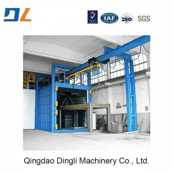 Hook Pass-Through Monorail Shot Blasting Machine Tunnel Type Shot Blaster
