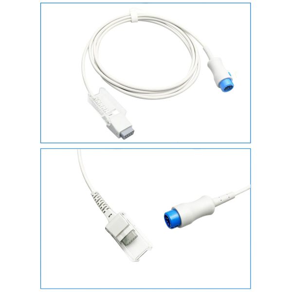Round 7PIN To DB9F2.2M Version Cable For PM6800 T5T6T8 IPM SPO2 SENSOR Compatible Medical Consumables