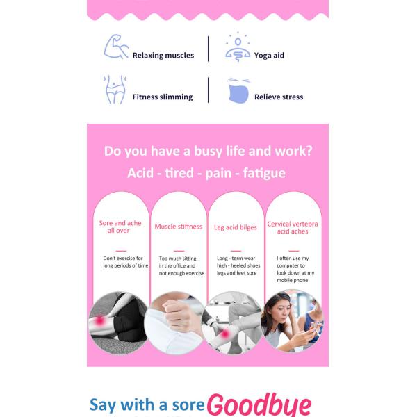 Custom Handheld Rubber Peanut Ball Massage Roller For Muscle Relief