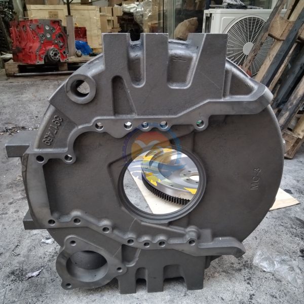 6D114 Flywheel Housing 6741-21-4110 6CT8.3 Fly Wheel Housing 3917459 3915733 for Komatsu PC360-7 Excavator
