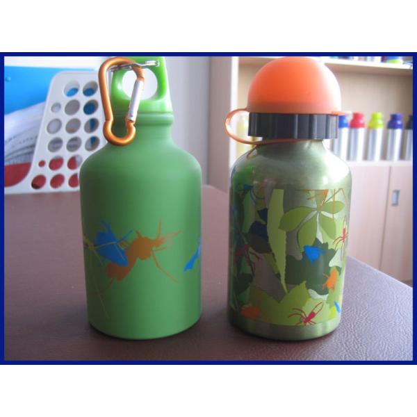 300ML Aluminum Kids Sports Water Bottle Customized Meets FDA Requirements