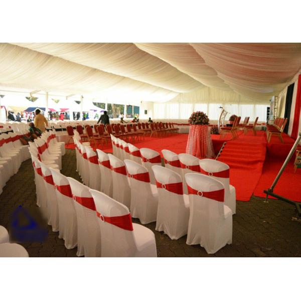 Pvc Clear Roof 40m Event Marquee Tent For Commercial Conference / Election Meeting