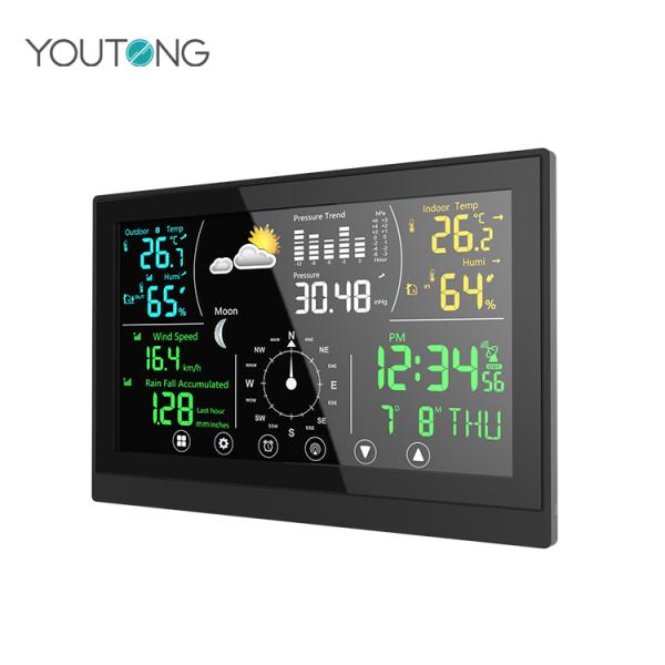 Station météorologique numérique ABS sans fil à l'intérieur et à l'extérieur