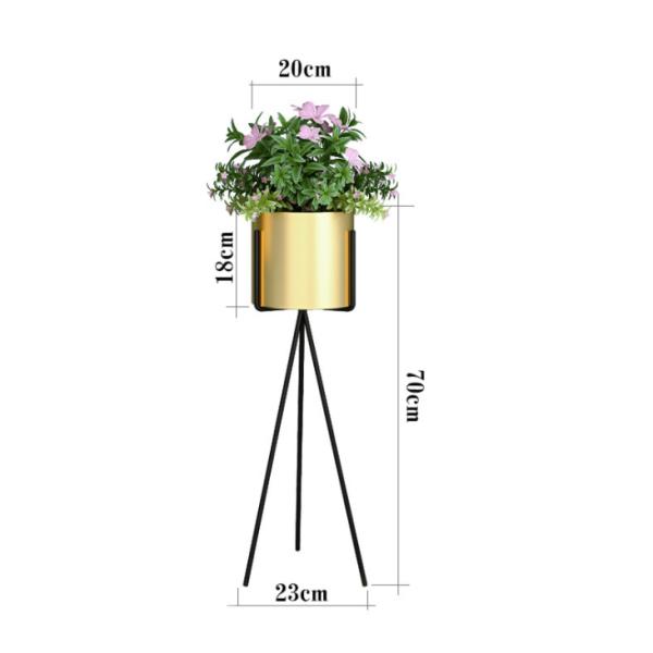 Nordic Round 30cm Diameter Metal Flower Stand