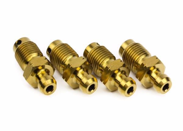 Race Motorcycle CNC Titanium Parts Alloy Rainbow Bleed Nipple Screws M10 X 1.0