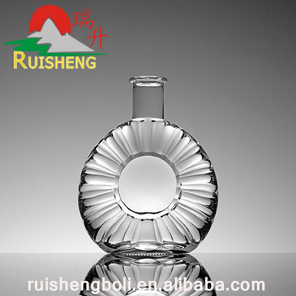 Tower Shaped Printing Logo Spirits in Clear Glass Bottle Elevate Your Branding Gam
