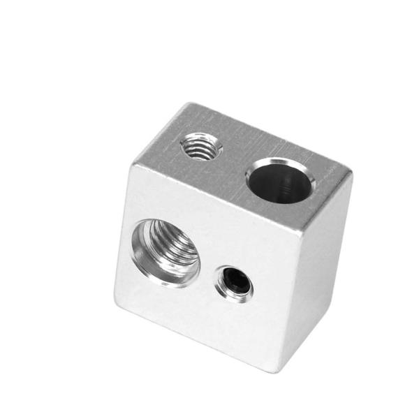 Aluminum 20mm*20mm*13mm MK10 3D Printer Heater Block M7 Screw thread