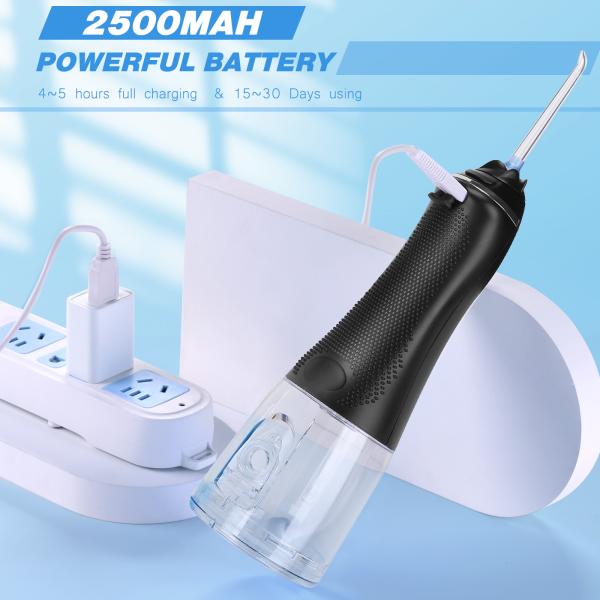 5 modes de nettoyage à l'eau électrique IPX7 étanche à l'eau OEM personnalisé nettoyage des dents de marque privée