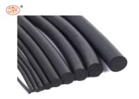 Manufacturer Black EPDM Silicone Foam Rubber Sponge Strips O Ring Rubber Cord