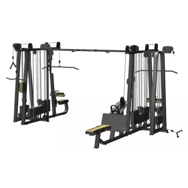 8 Station Lat Pull down Long Pull Back Press Cable Crossover Low Row kin up and down