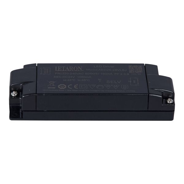 EU IP20 Under Cabinet LED Driver 25W DC12V/24V LED Light Power Supply