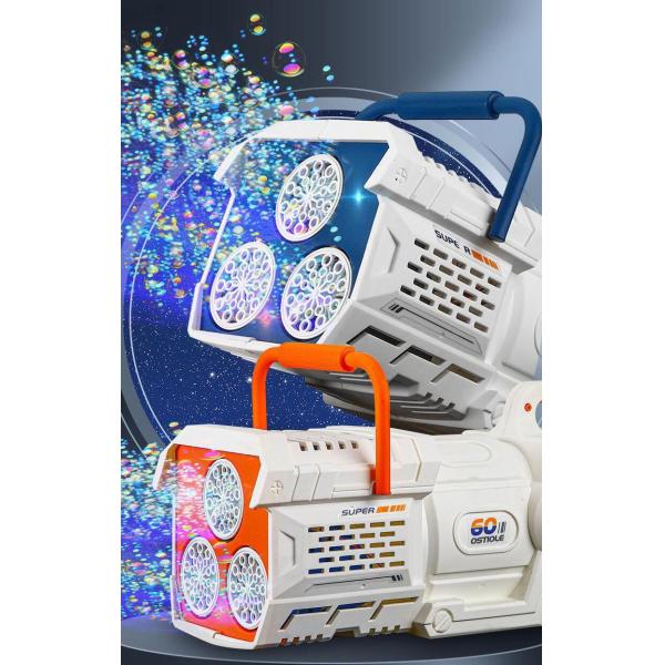 Electric Bubble Gun Cross Border Multi Hole Bubble Toy for 5-7 Years Unisex Adventure