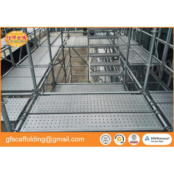 Ring lock scaffolding system use Q235 Galvanized steel catwalks with 900mm 1200mm 1800mm length