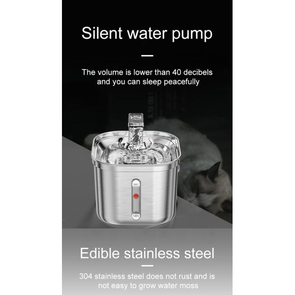 Large Capacity Intelligent Automatic Pet Water Dispenser Automatic Circulation Pet Fountain Pet Bowls & Feeders