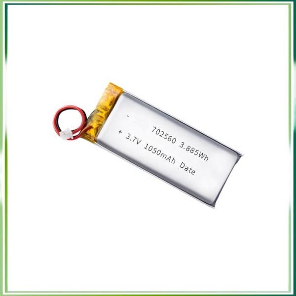 Capacidade recarregável Li Poly Battery Pack 702560 de 5C 3.7V 1200mAh