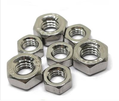 high quality Stainless steel DIN934 hexagon nuts factory price fasteners