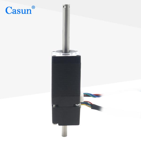 Casun Nema 8 Special Shaft Stepper Motor With Encoder 40mN.m 0.6Amp Light Weight