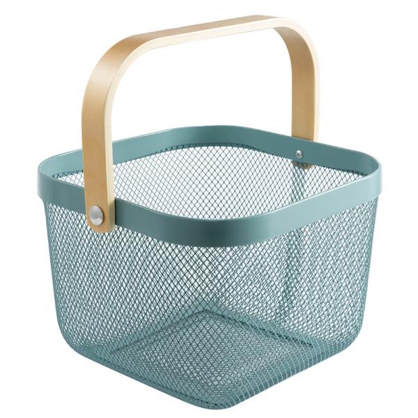 550G Stainless Steel Hanging Fruit Basket , 19cm Height Fruit Steel Basket