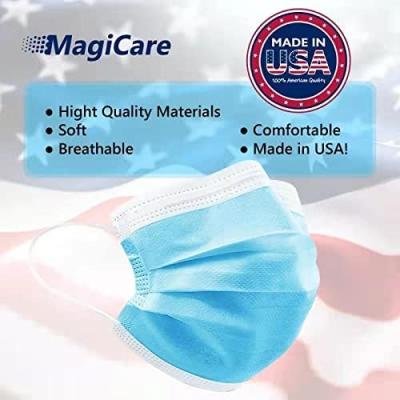 Ear Loop Disposable Medical Grade 3ply Disposable Face Mask ASTM Level 1
