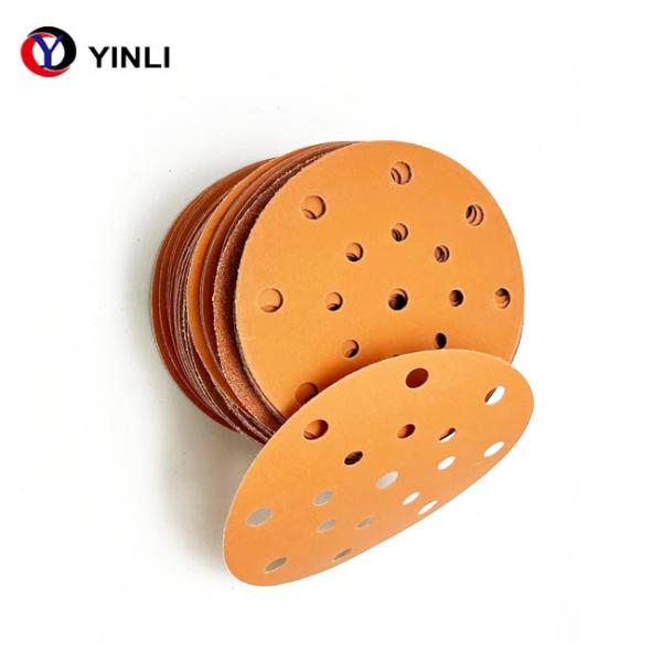 Self Adhesive 6 Inch Round Sandpaper Abrasive Sanding Discs 150mm Ceramic Material