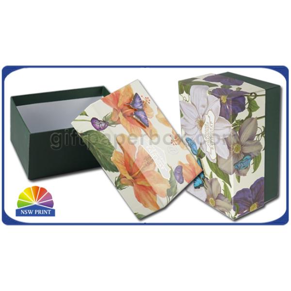 Small Hard Paperboard Luxury Gift Box Packaging For Bath Bomb / Soap / Candle