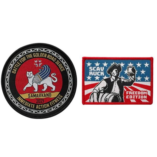 Изготовленная на заказ сплетенная граница Самарканда Merrow латает сплетенные заплаты ярлыка