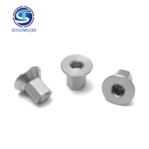Double Hexagonal Countersunk Rivets Anti Slip Window Door Hardware