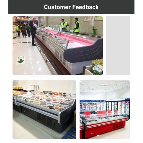 Зелёное здоровье коммерческий горизонтальный морозильник с воздушным занавесом для рыбы свежее мясо