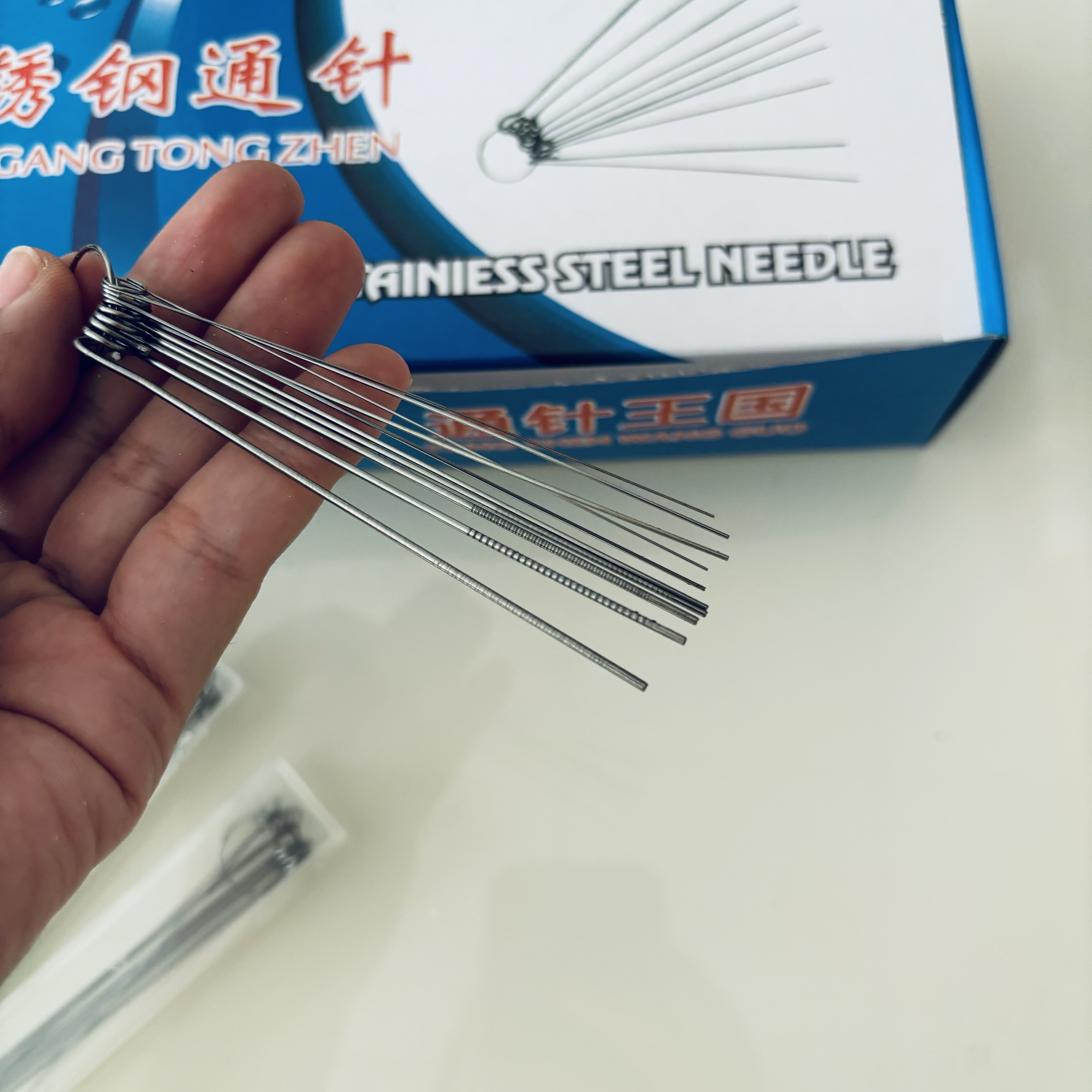 10Pcs Stainless Steel Torch Tip Cleaner Needle Set , Multi‑Purpose Nozzle Dredge Tool for Welding Cutting Nozzle , Shower Head, Gas Jet Hole Cleaning