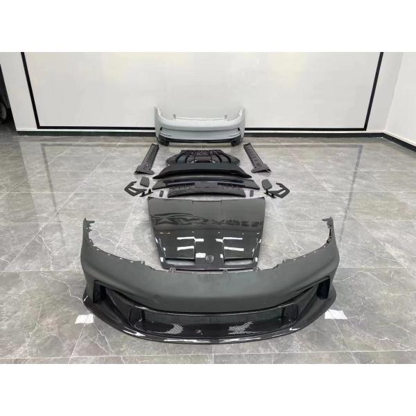 Repuestos de automóviles para Porsche 911 992 Kit de carrocería 992 Moderado estilo GT3 Fibra de carbono delanteros y traseros parachoques spoiler carcasa del capó