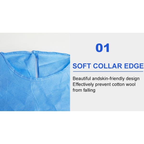 Мантии 60gsm уровня 4 EO стерильные усиленные AAMI медицинские устранимые