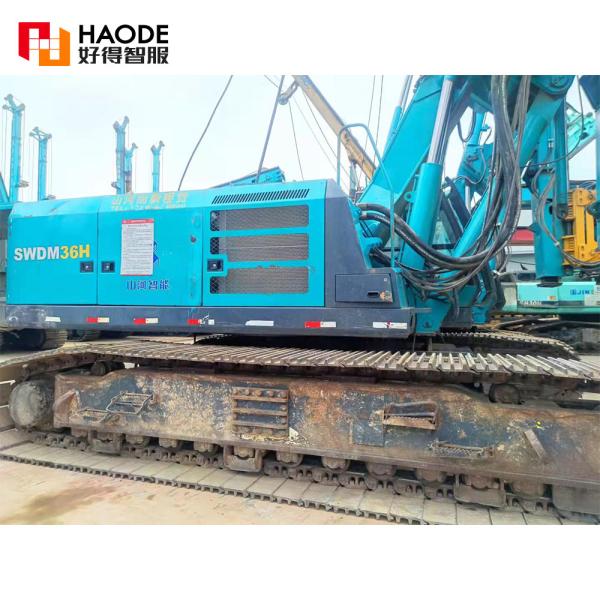 Использованный Haode Shanhe SWDM36E геотехнический гидравлический ротационный буровой агрегат для строительства