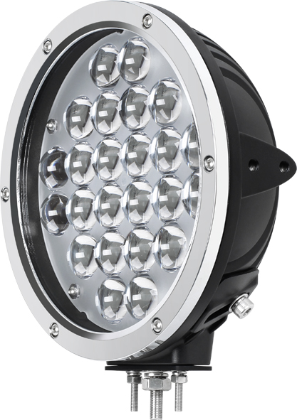 Black Cree 10000 lumen 9 Inch Offroad LED Driving Lights , Round 120W LED Work Light
