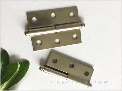 Multi - Purpose High Security Door Hinges Nickel Plated Butt Type