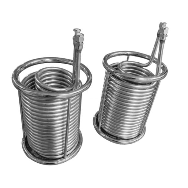 Forged Water Tank Coaxial Heat Exchanger For Heat Transfer Cooling