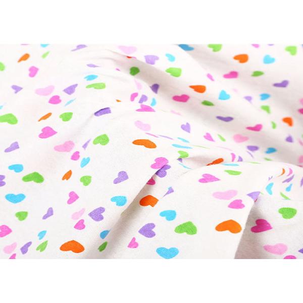 100% Cotton Soft And Healthy Printed Flannel Fabric Kids Dress Cloth Fabric