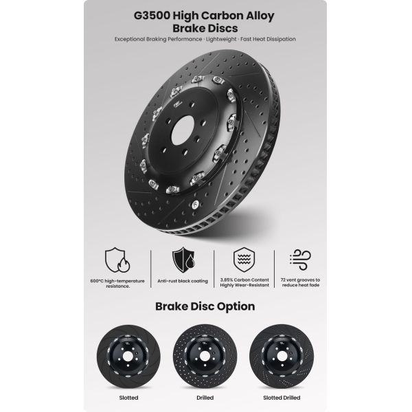 Kit de freinage avant rétrofit TEI P60NS 6 pistons pour BMW F30 F80 E90 315i 320i 325i 330i, disque 355/378*28mm