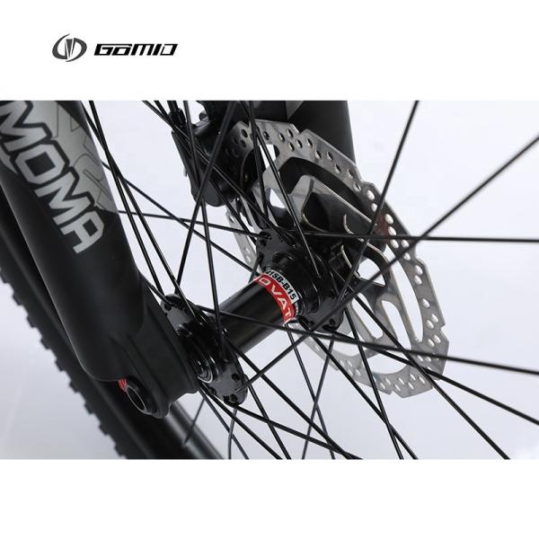 GOMID OEM Full Suspension Folding Mountain Bike with SHIMANO Gear Cycle Thru Axle 29 Carton Size 150*19*80cm 17-18KG