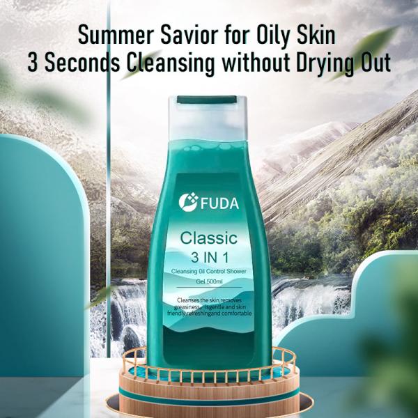 Plant Extract Scented Betaine Lemon Shower Gel Body Wash Hydrated Skin 300ml